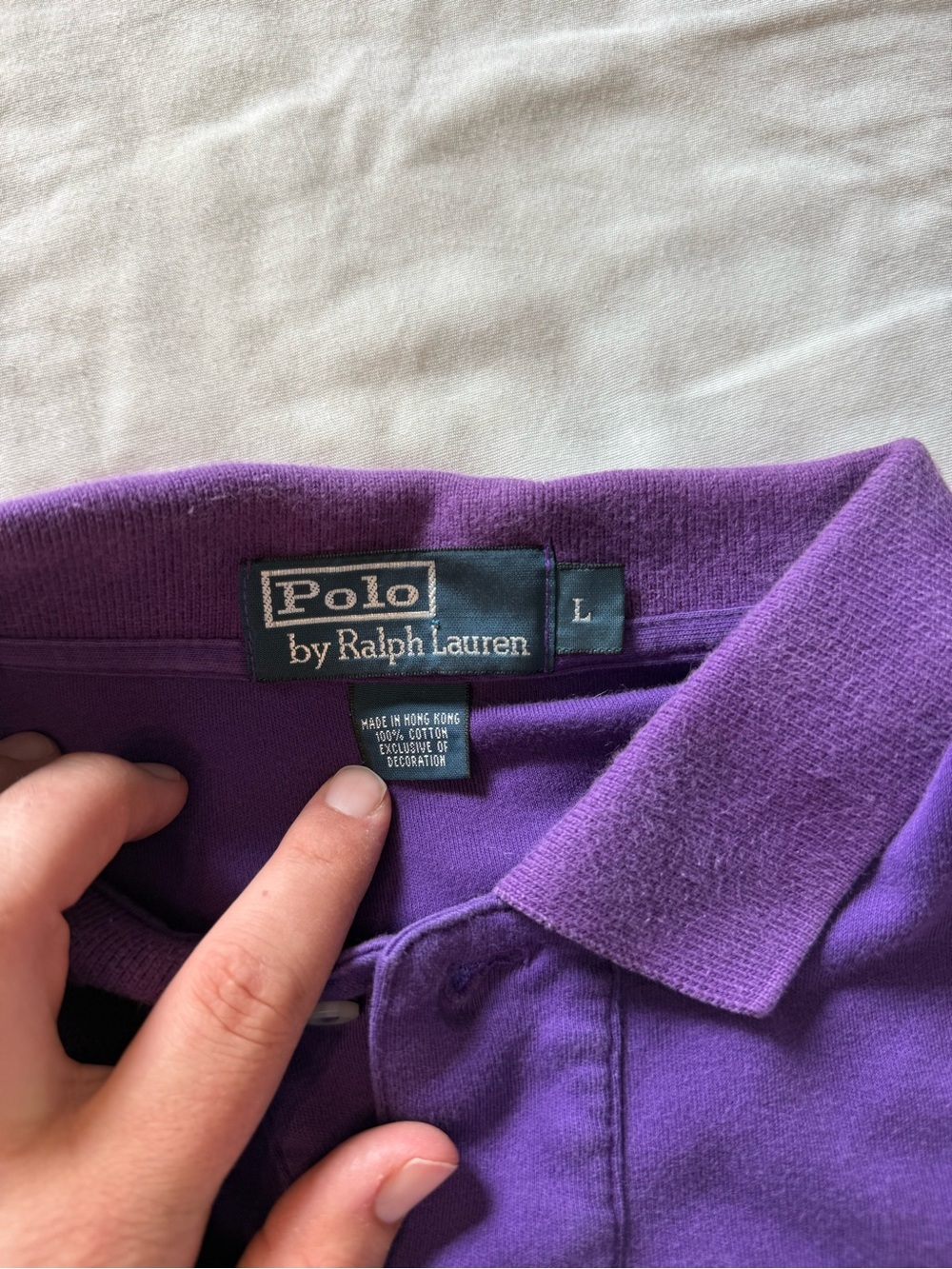 Polo by Ralph Lauren Purple Classic Fit Polo Shirt 100% cotton - Picture 2 of 9